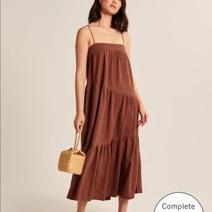 Asymmetrical midi dress